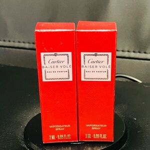 Cartier Baiser Volé Red bundle of 2